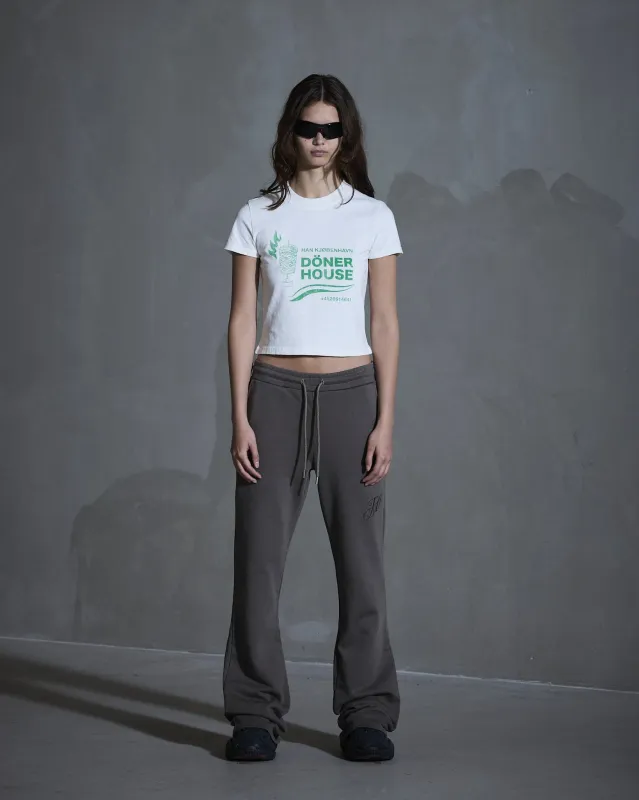 Monogram Jersey Trousers - Dusty Brown made by Han Kjøbenhavn