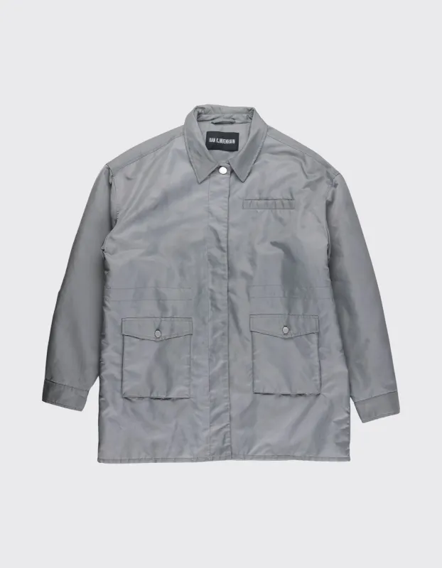 Second Life Nylon Jacket / 40 - Grey made by Han Kjøbenhavn