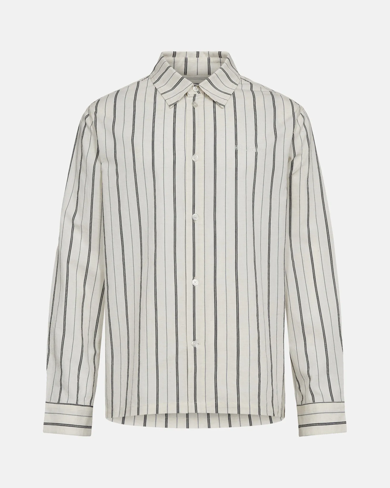 Striped Summer Shirt - White sold by Han Kjøbenhavn
