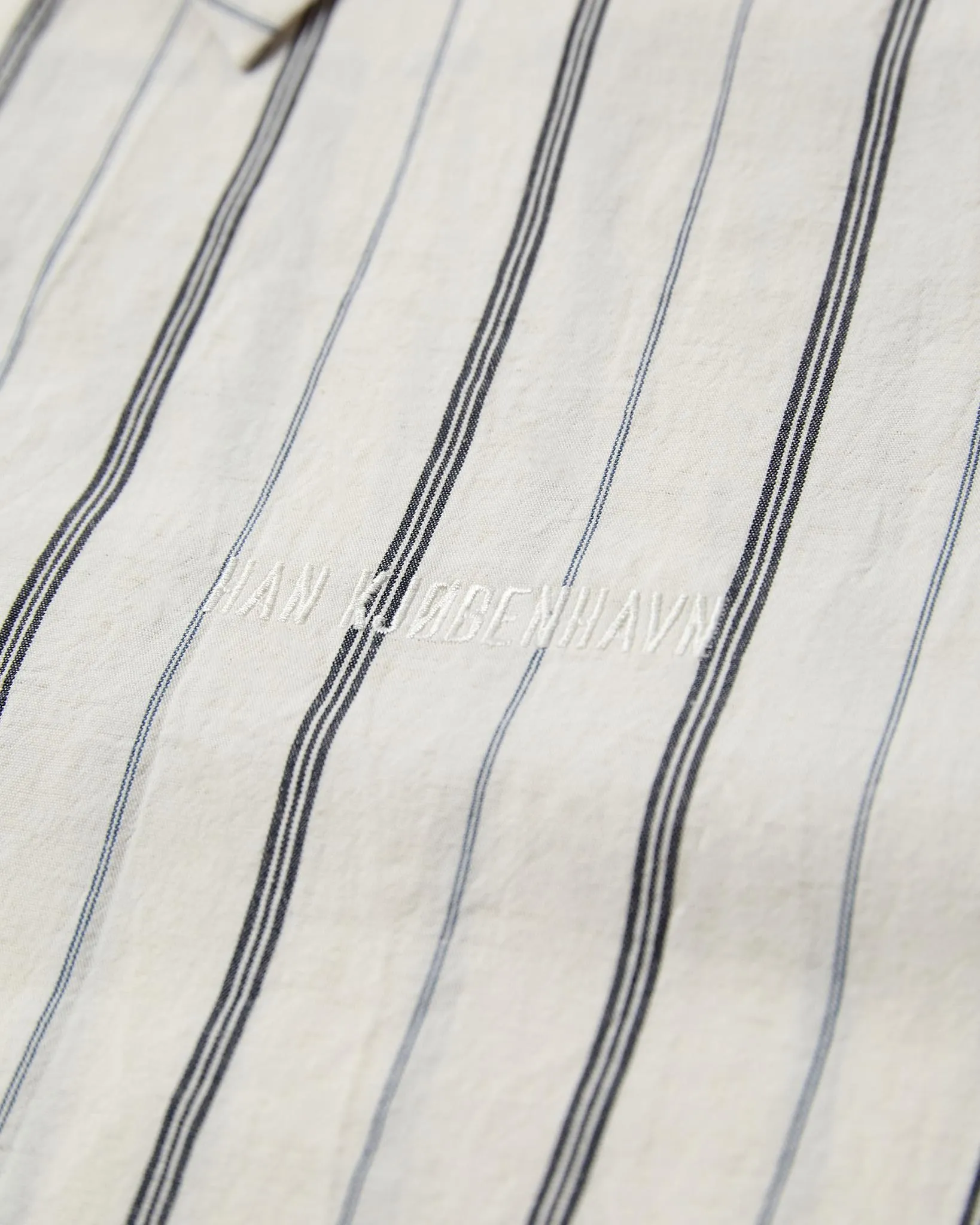 Striped Summer Shirt SS - White sold by Han Kjøbenhavn product image thumbnail 3