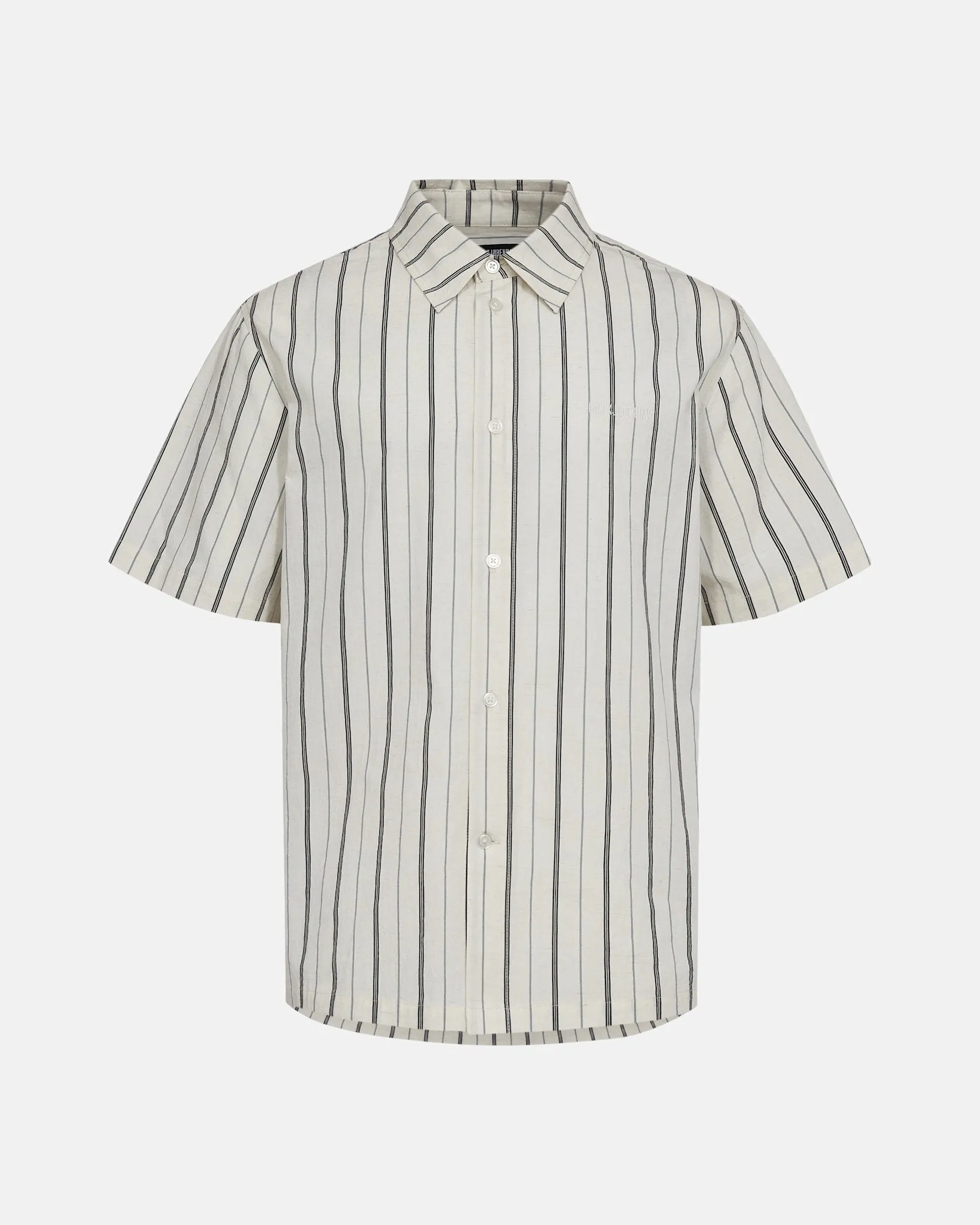 Striped Summer Shirt SS - White sold by Han Kjøbenhavn