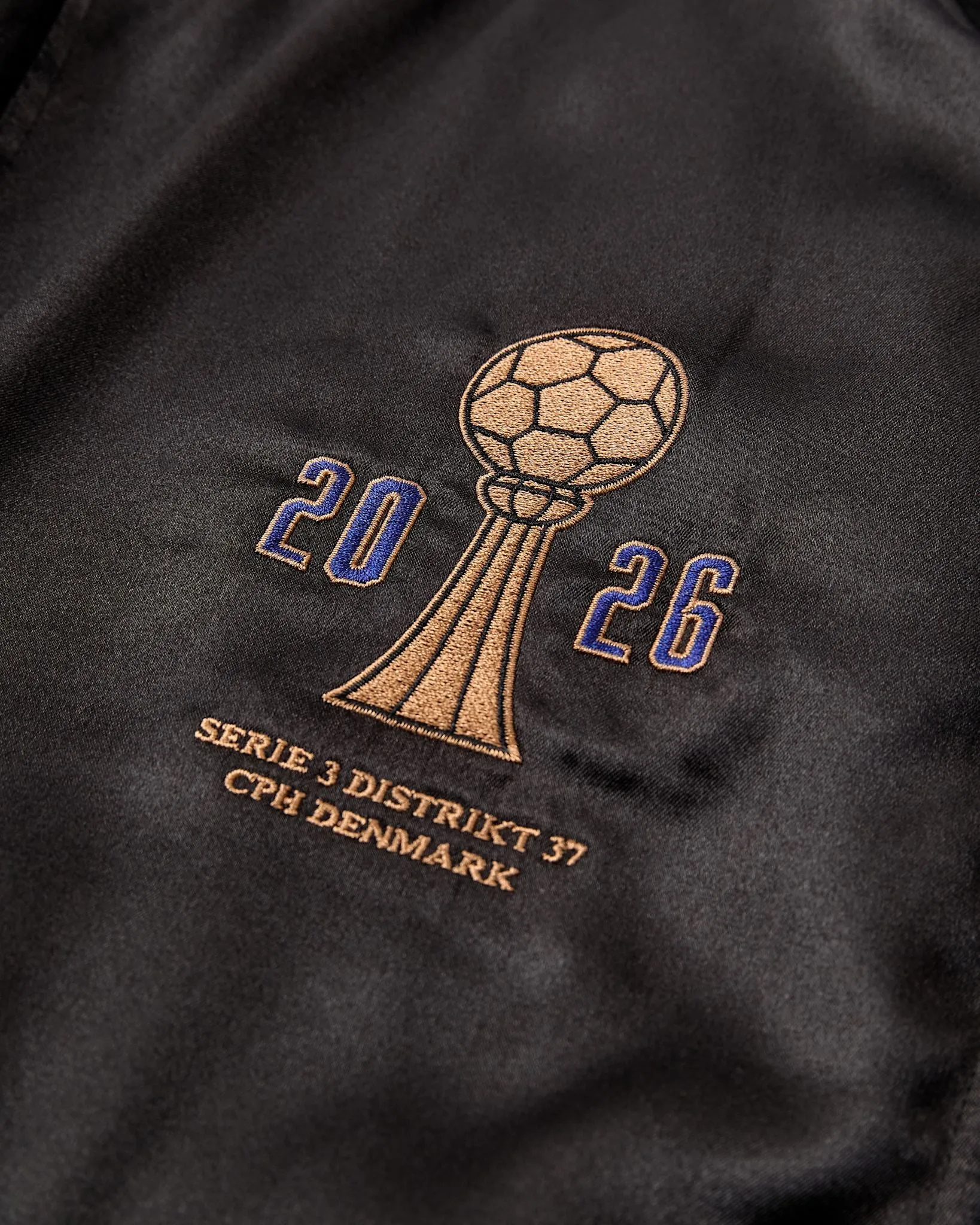 Champions Satin Bomber Jacket - Dark Grey sold by Han Kjøbenhavn product image thumbnail 5