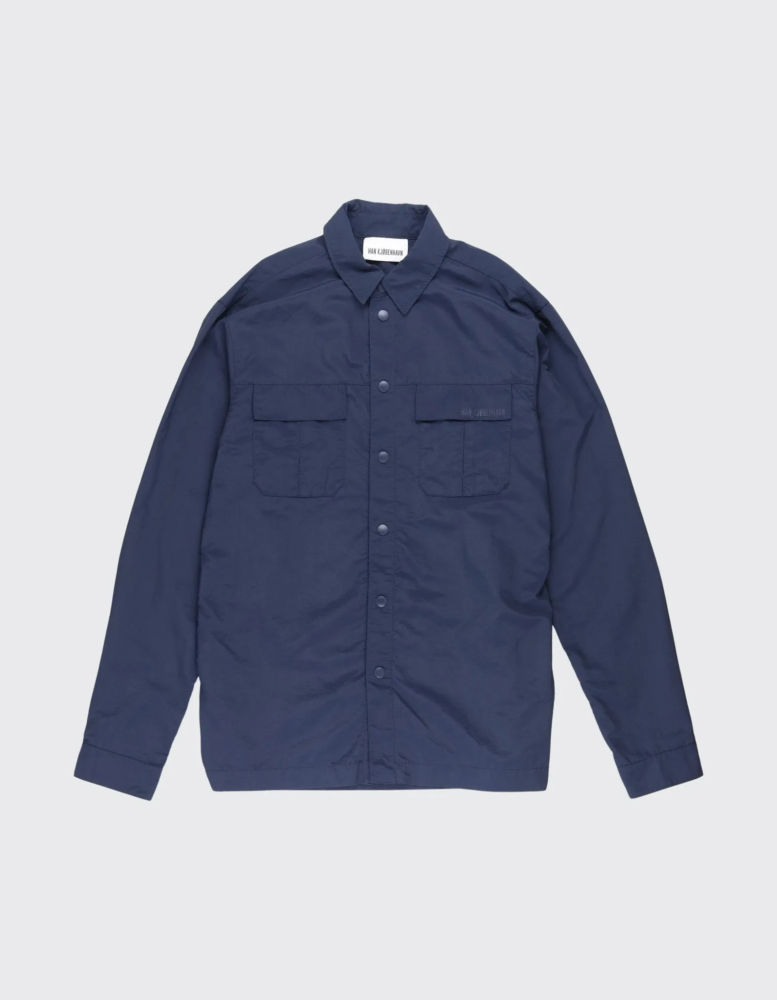 Second Life Overshirt / 46 - Navy Blue sold by Han Kjøbenhavn