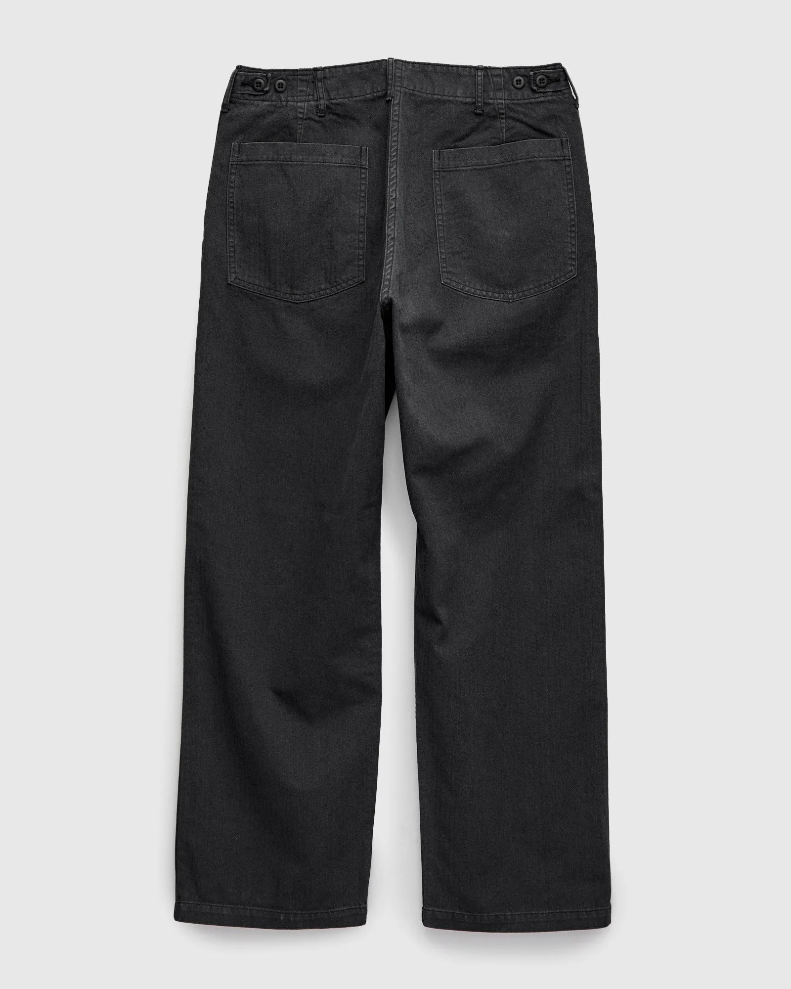 Herringbone Summer Fatigue Pants in Black sold by Blue Owl product image thumbnail 2