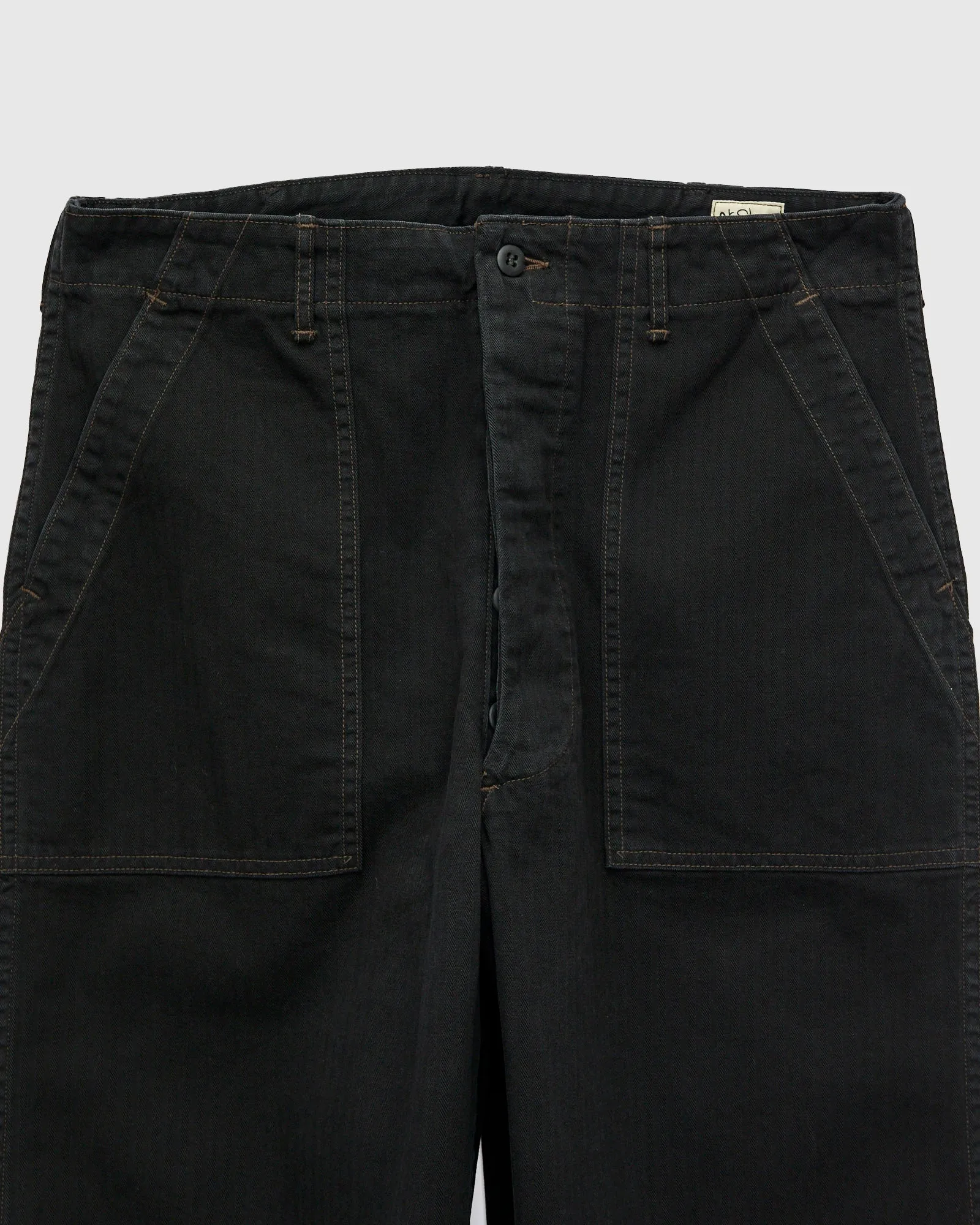 Herringbone Summer Fatigue Pants in Black sold by Blue Owl product image thumbnail 5
