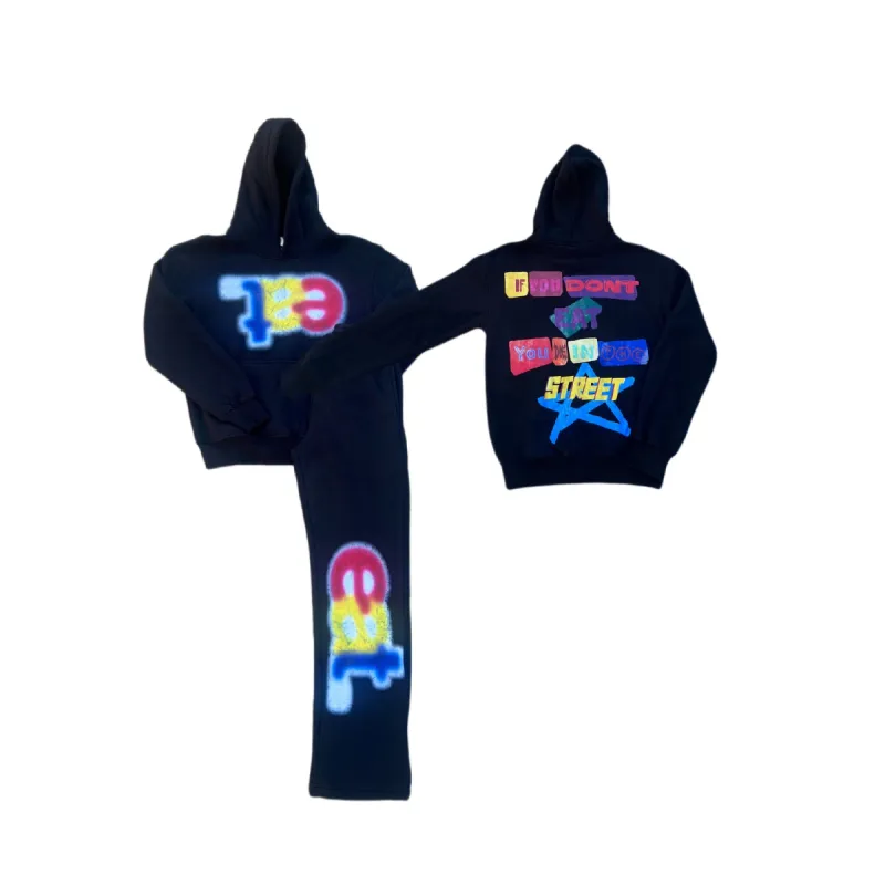 Blurred Vision Sweat Suit sold by Eat The Brand