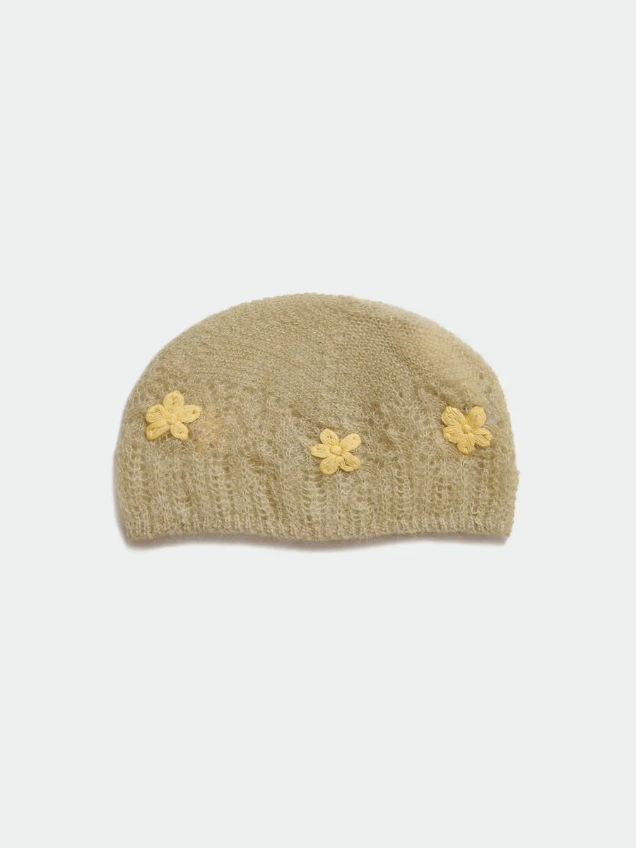 Cormagliano Beanie Yellow sold by Magliano