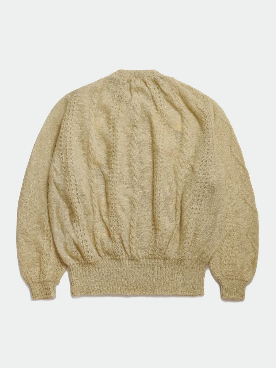 Cormagliano Mohair Cardigan Yellow sold by Magliano product image thumbnail 2