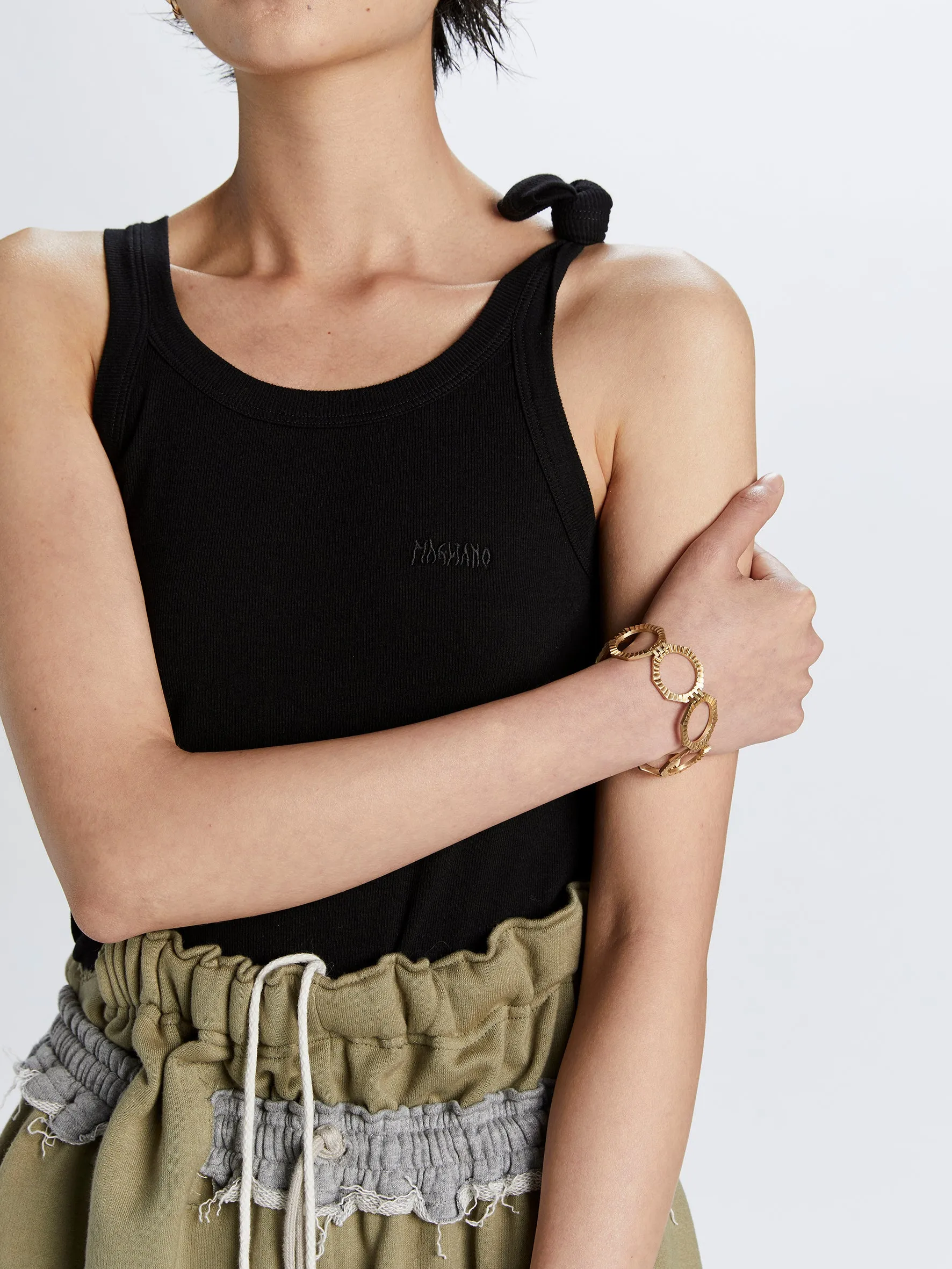 Canotta Bow Black sold by Magliano product image thumbnail 2