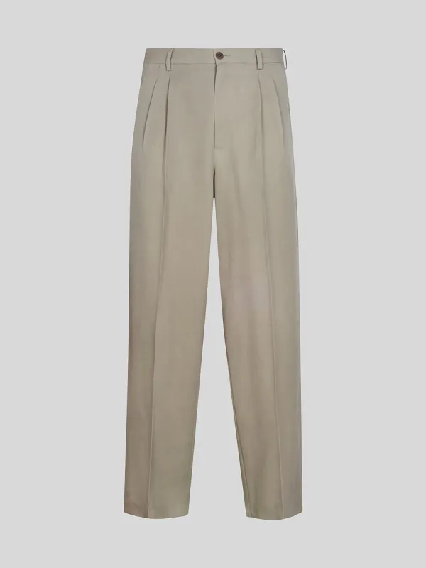 Classic Double Pince Beige made by Magliano
