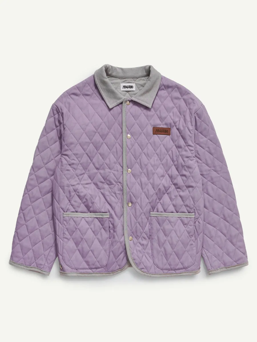 Prof Padded Jacket Lilac sold by Magliano