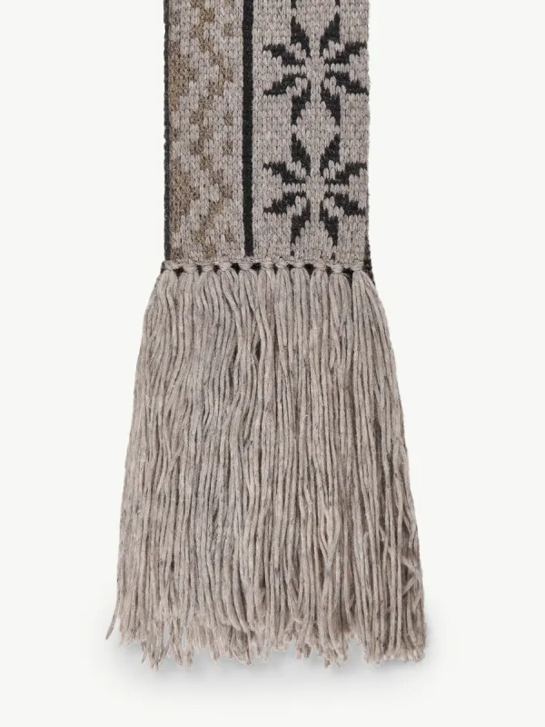 Drunk Scarf Dirty Grey sold by Magliano