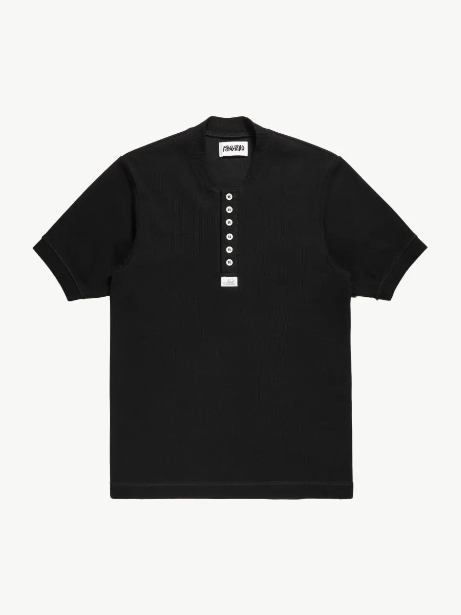 Nudo Serafino Tee Black sold by Magliano