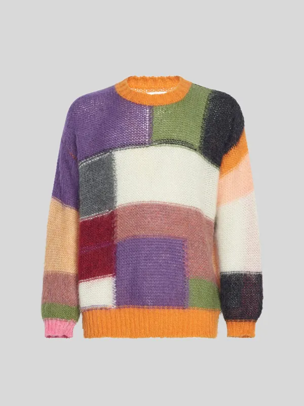 Arlecchino Mohair Dark Mix sold by Magliano