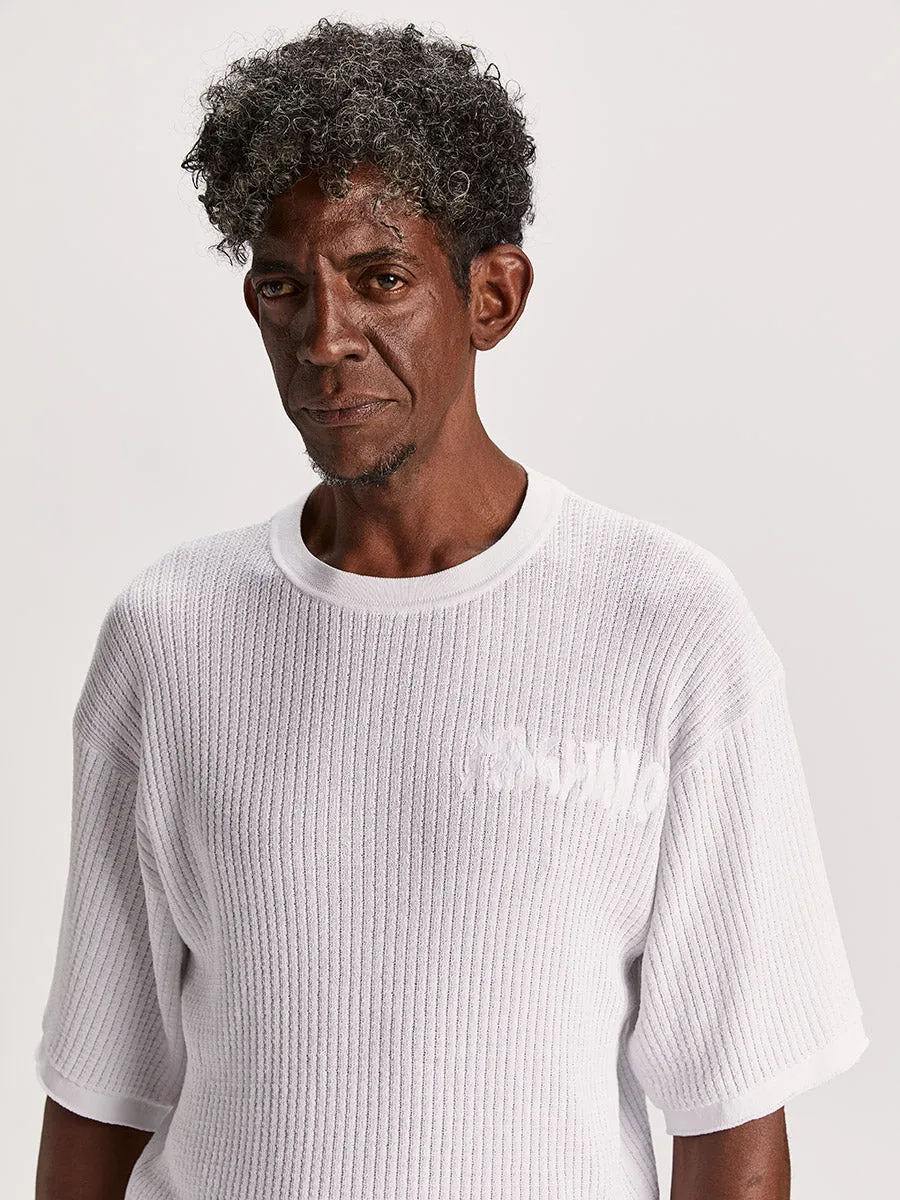 Waffle Tee White sold by Magliano product image thumbnail 5