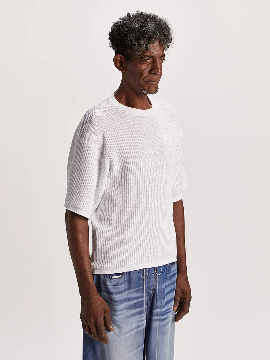 Waffle Tee White sold by Magliano product image thumbnail 2