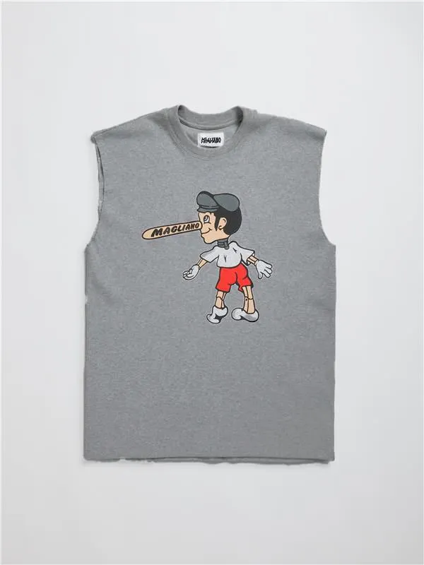 Mascotte Tank Dark Melange sold by Magliano