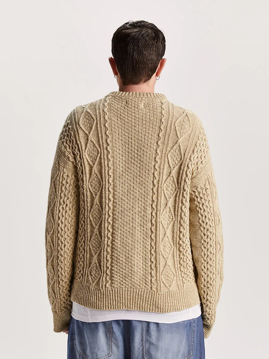 Cazzo Cardigan Natural sold by Magliano product image thumbnail 5
