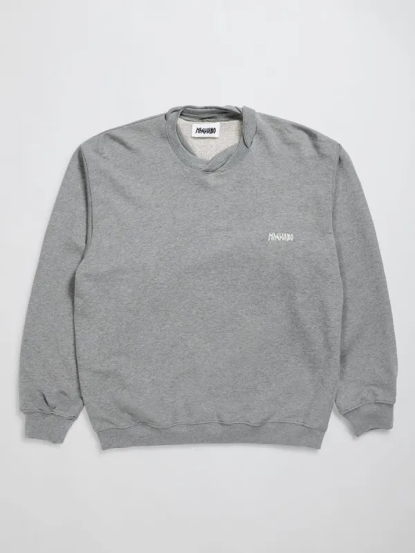 Magliano Gym Sweatshirt Dark Melange made by Magliano