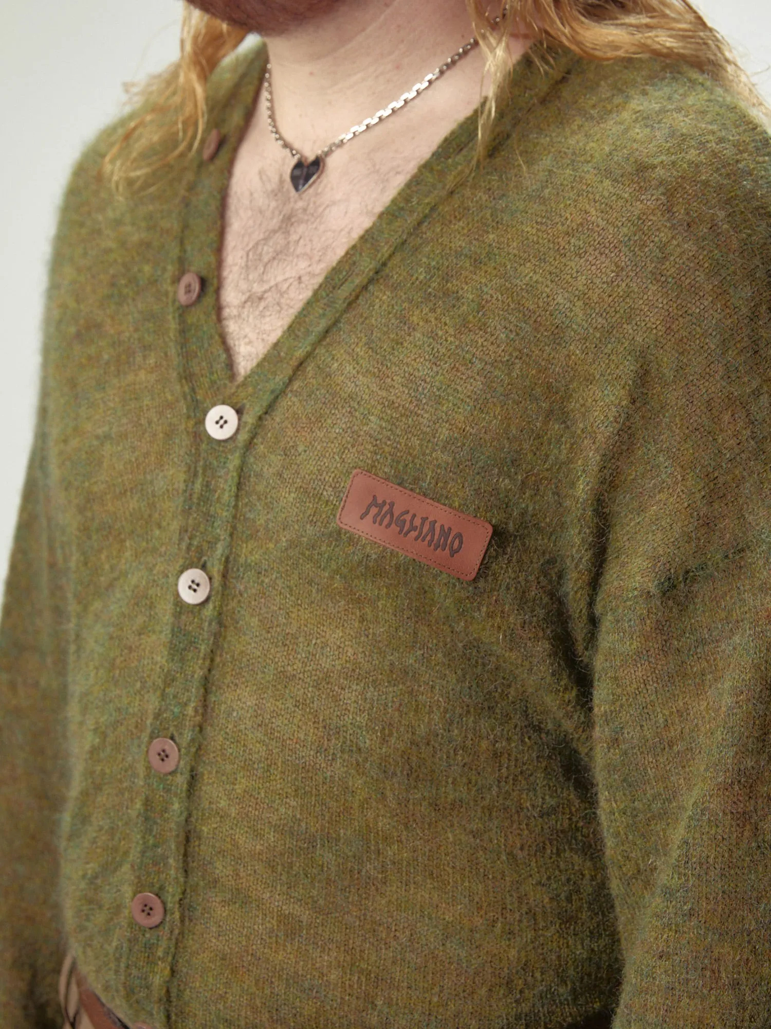 Drew Barrymore Cardigan Green sold by Magliano product image thumbnail 4
