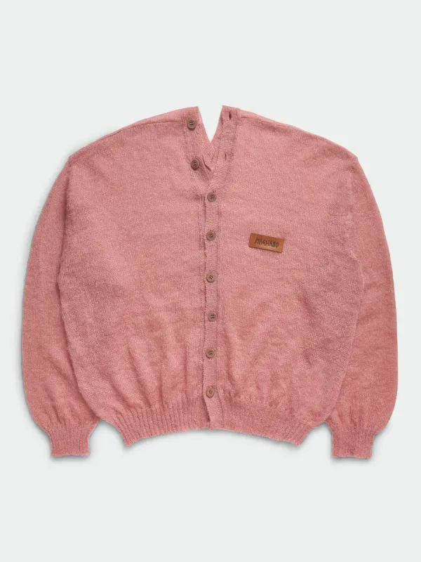 Drew Barrymore Cardigan Pink made by Magliano