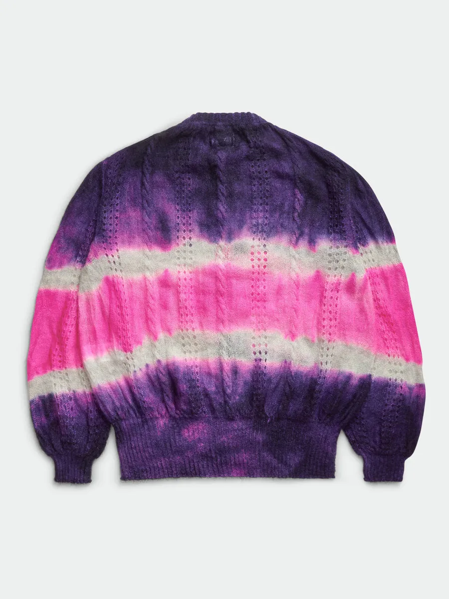 Psychedelic Bimbo Cardigan Pink Mix sold by Magliano product image thumbnail 2