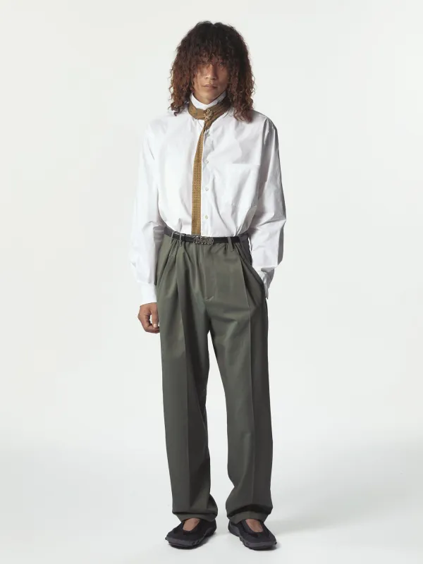 Crispy Penna Long Sleeve White made by Magliano