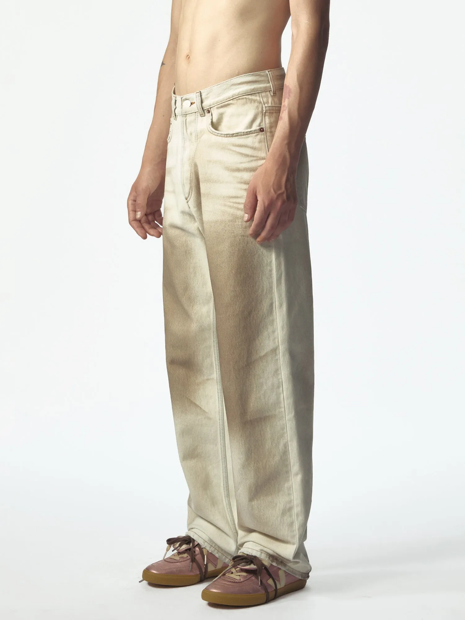 Flattone Denim Filthy White sold by Magliano product image thumbnail 3