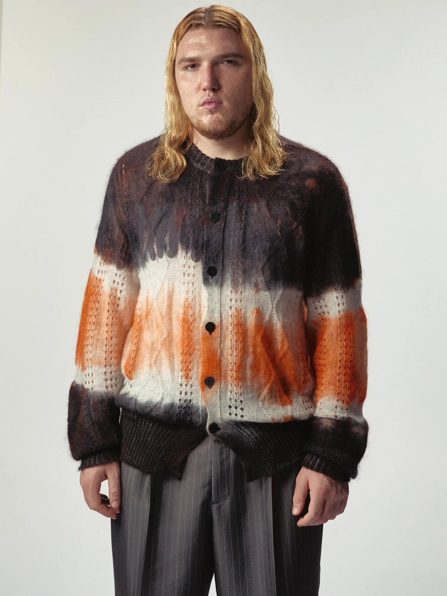 Psychedelic Bimbo Cardigan Orange Mix sold by Magliano product image thumbnail 2