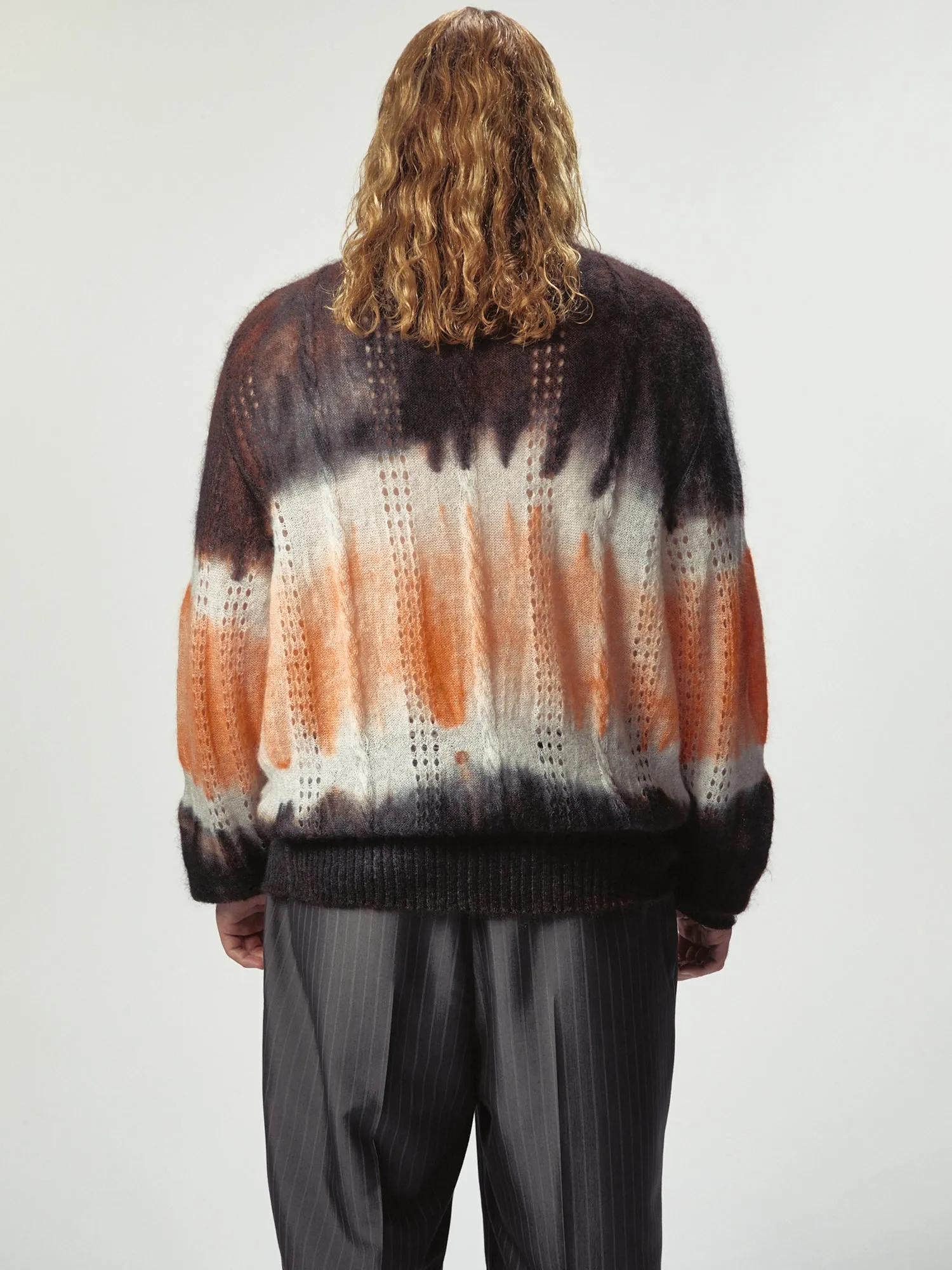 Psychedelic Bimbo Cardigan Orange Mix sold by Magliano product image thumbnail 4