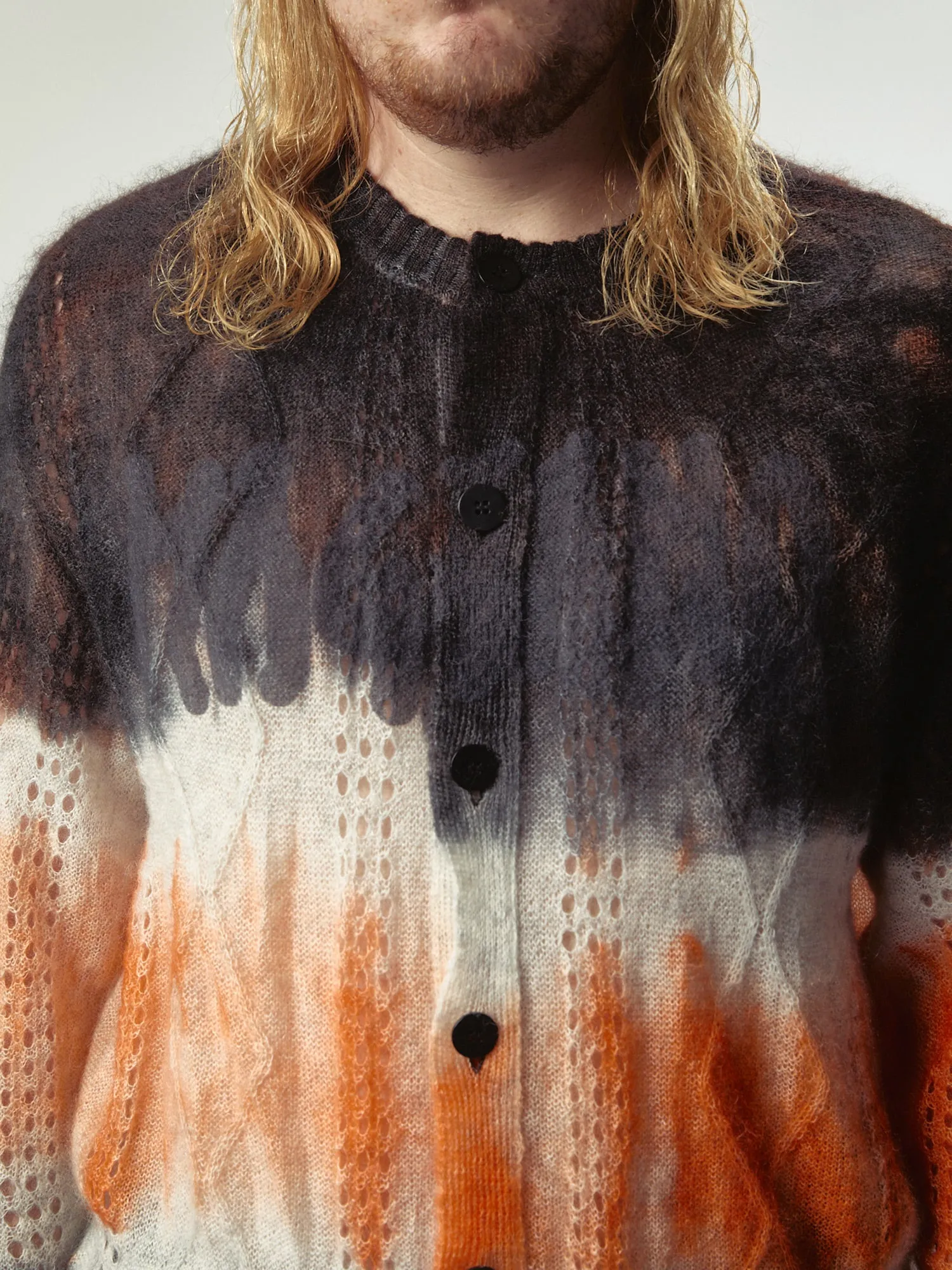 Psychedelic Bimbo Cardigan Orange Mix sold by Magliano product image thumbnail 5