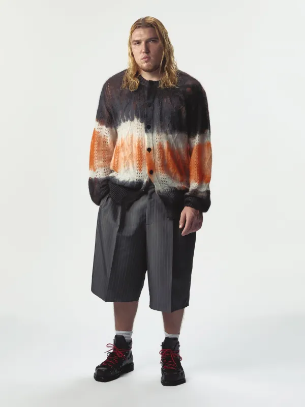 Psychedelic Bimbo Cardigan Orange Mix made by Magliano