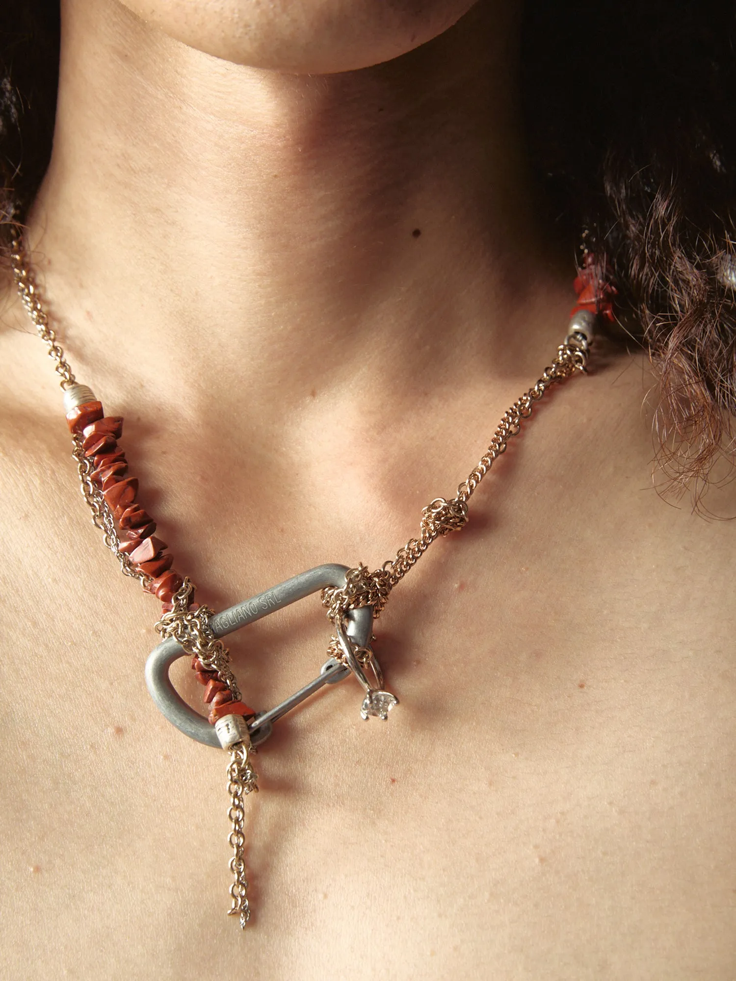 Mess Of A Camping Necklace Silver sold by Magliano product image thumbnail 2