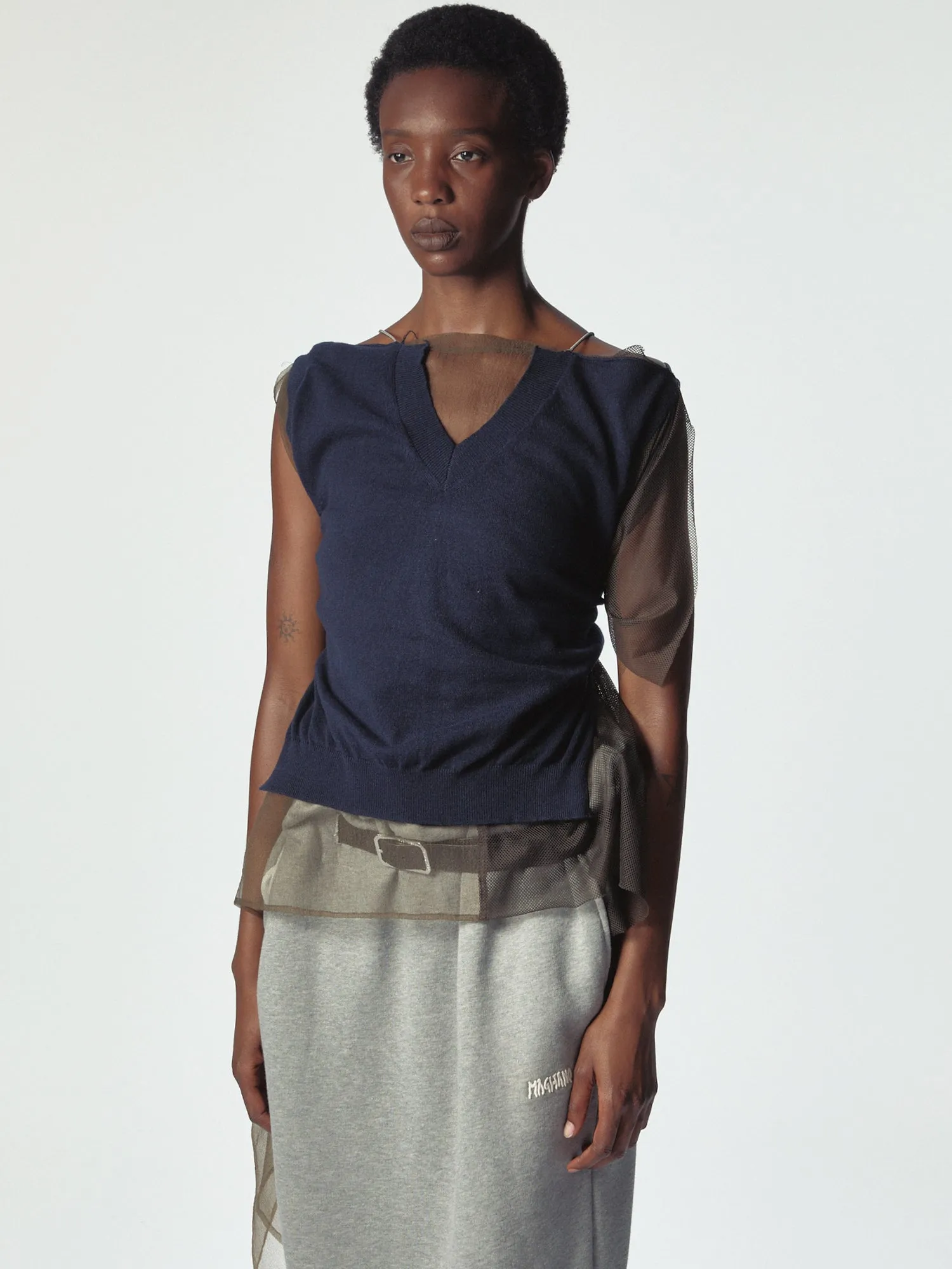 Romanticone Knit Dark Blue sold by Magliano product image thumbnail 2