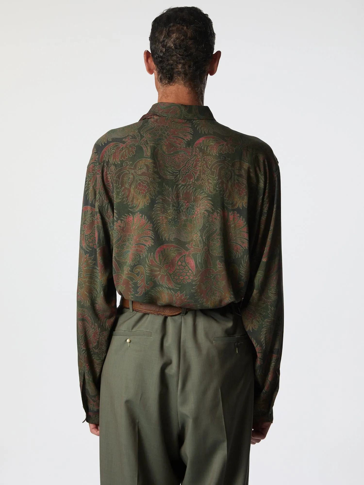 Liquid Penna Long Sleeve Pomengrade Green sold by Magliano product image thumbnail 4