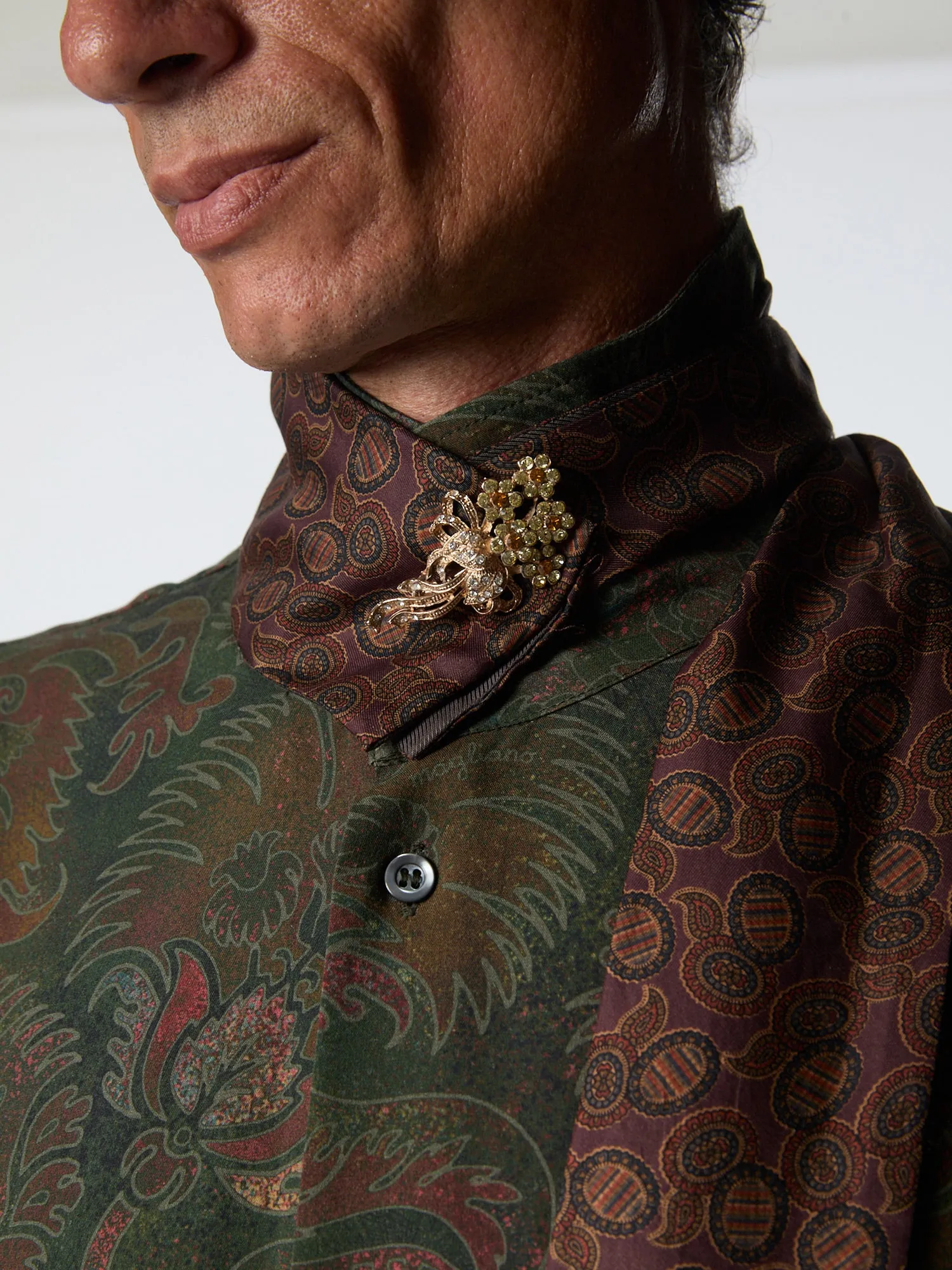 Liquid Penna Long Sleeve Pomengrade Green sold by Magliano product image thumbnail 5