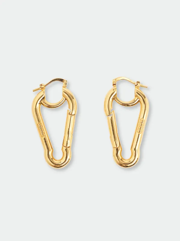 Magliano Camping Earrings Gold made by Magliano