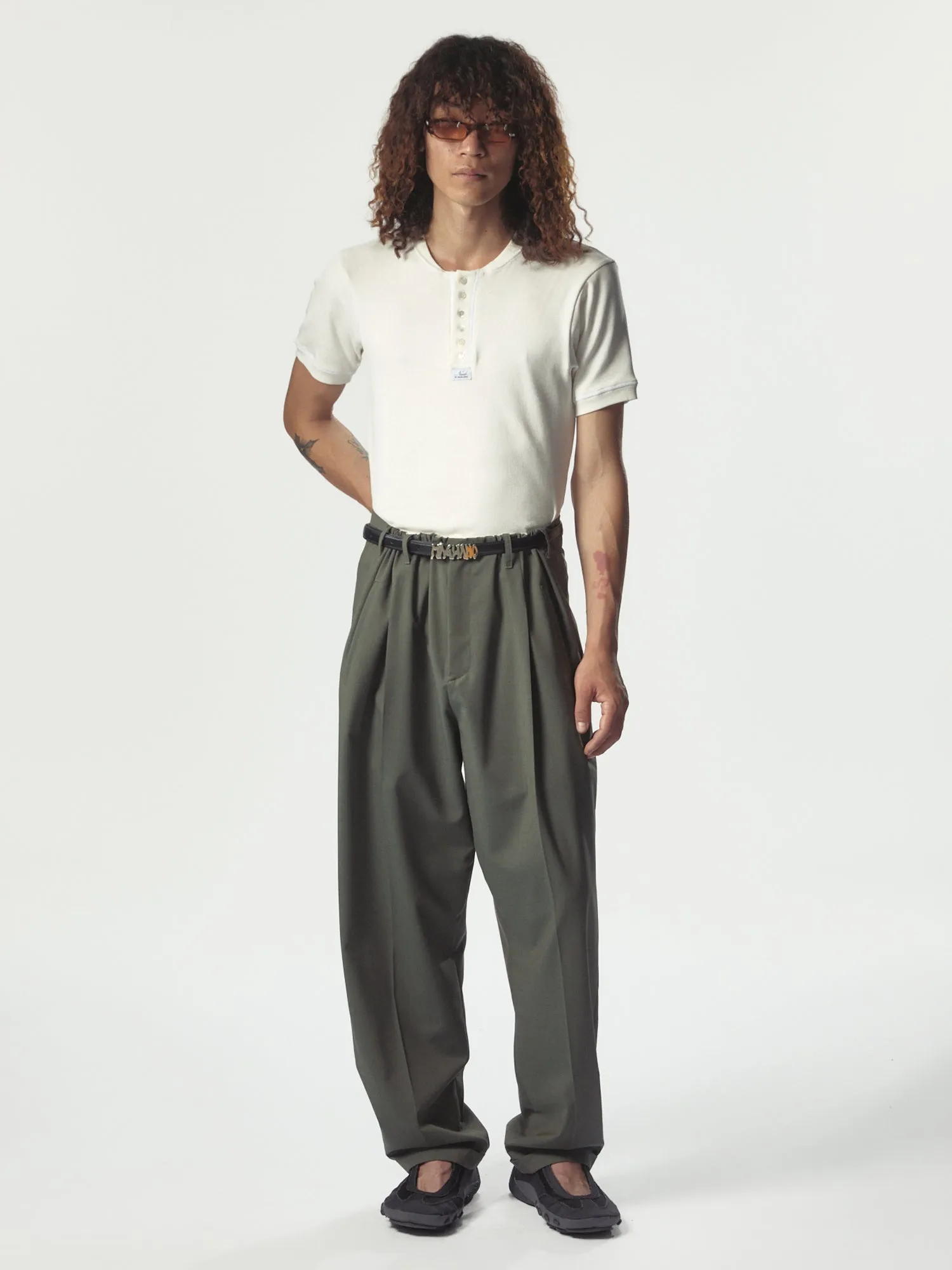 People'S Pants Dollar Green sold by Magliano