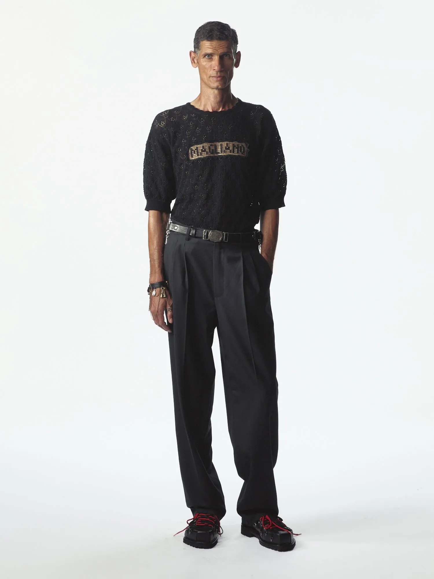 Comunione Knitted Tee Black sold by Magliano product image thumbnail 3