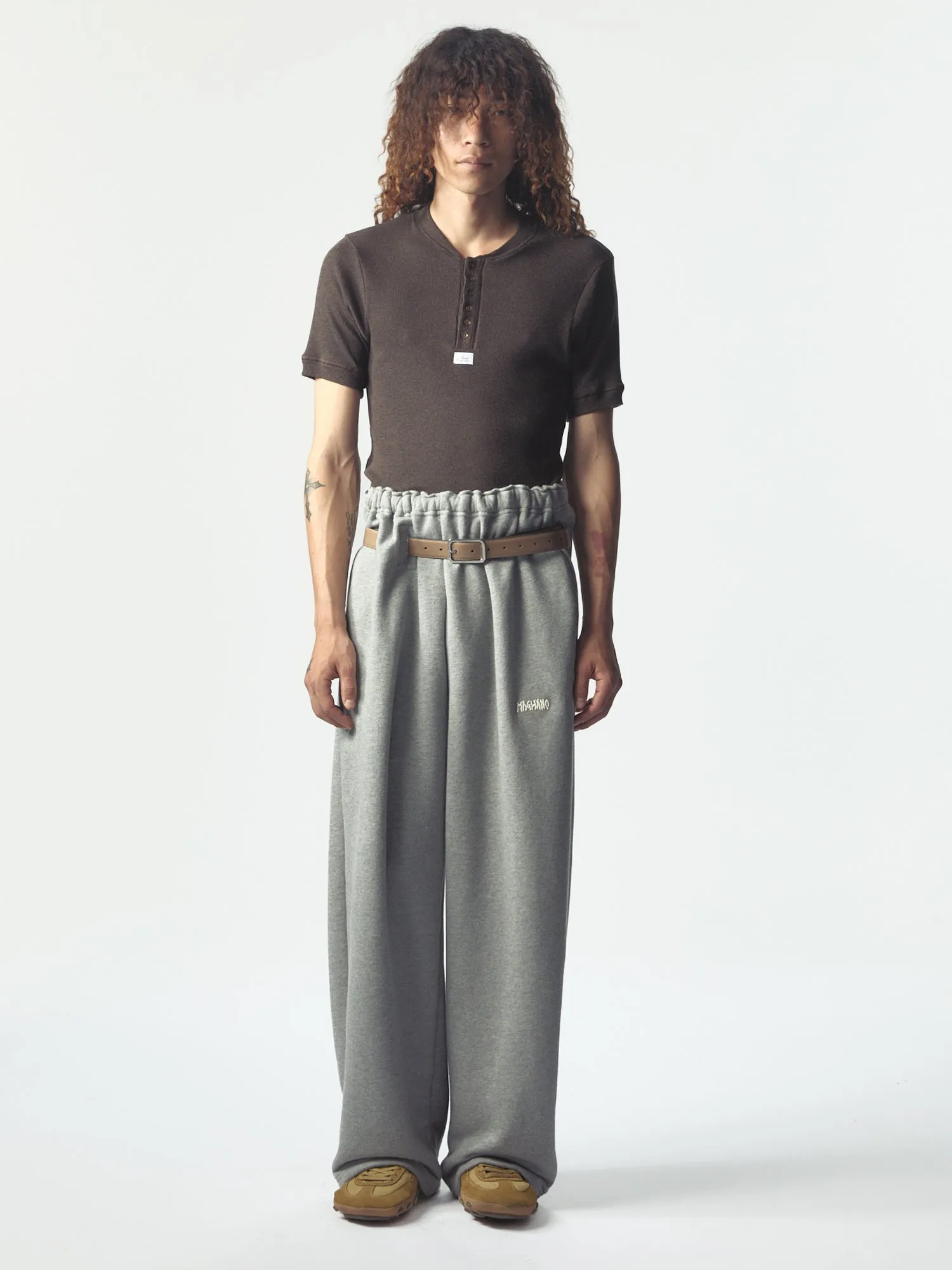 Provincia Trackpants Grey Melange sold by Magliano