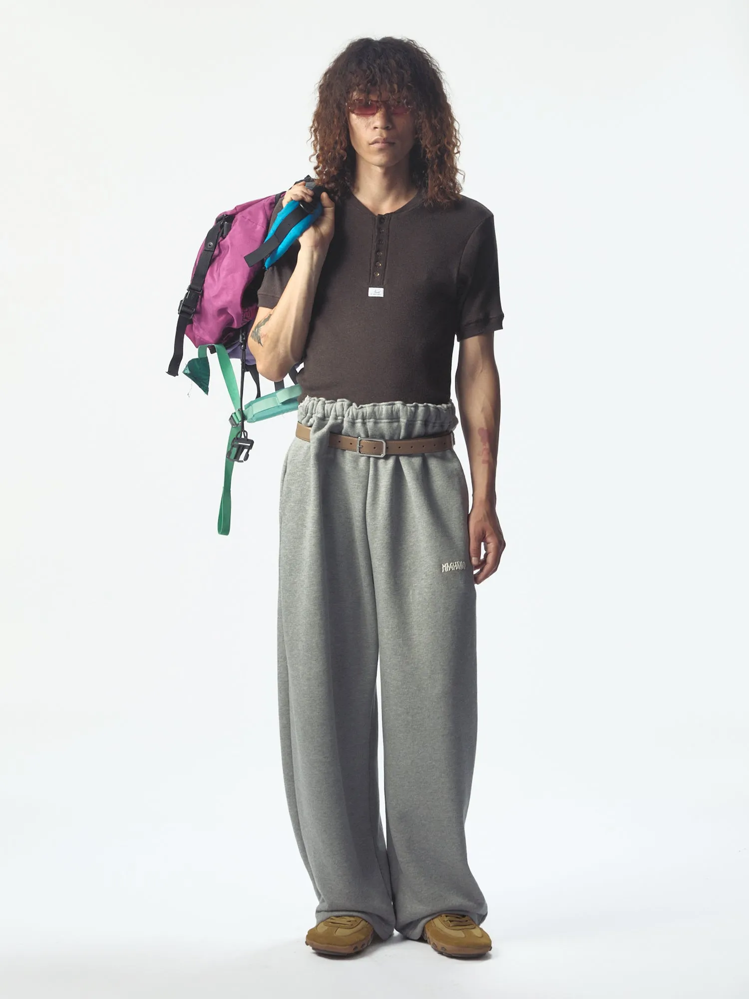 Provincia Trackpants Grey Melange sold by Magliano product image thumbnail 4