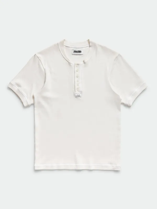 Nudo Small Serafino Tee White made by Magliano