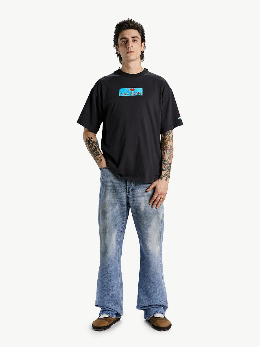 I Love Gay Porn Tee Black sold by Magliano product image thumbnail 3
