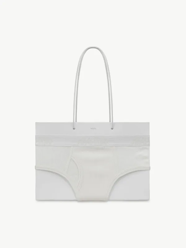 Magliano x Medea Big Mutanda Bag White made by Magliano