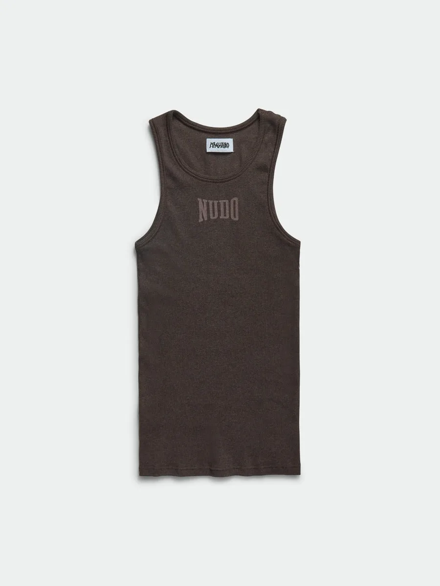 Nudo Canotta Brown Melange sold by Magliano product image thumbnail 3