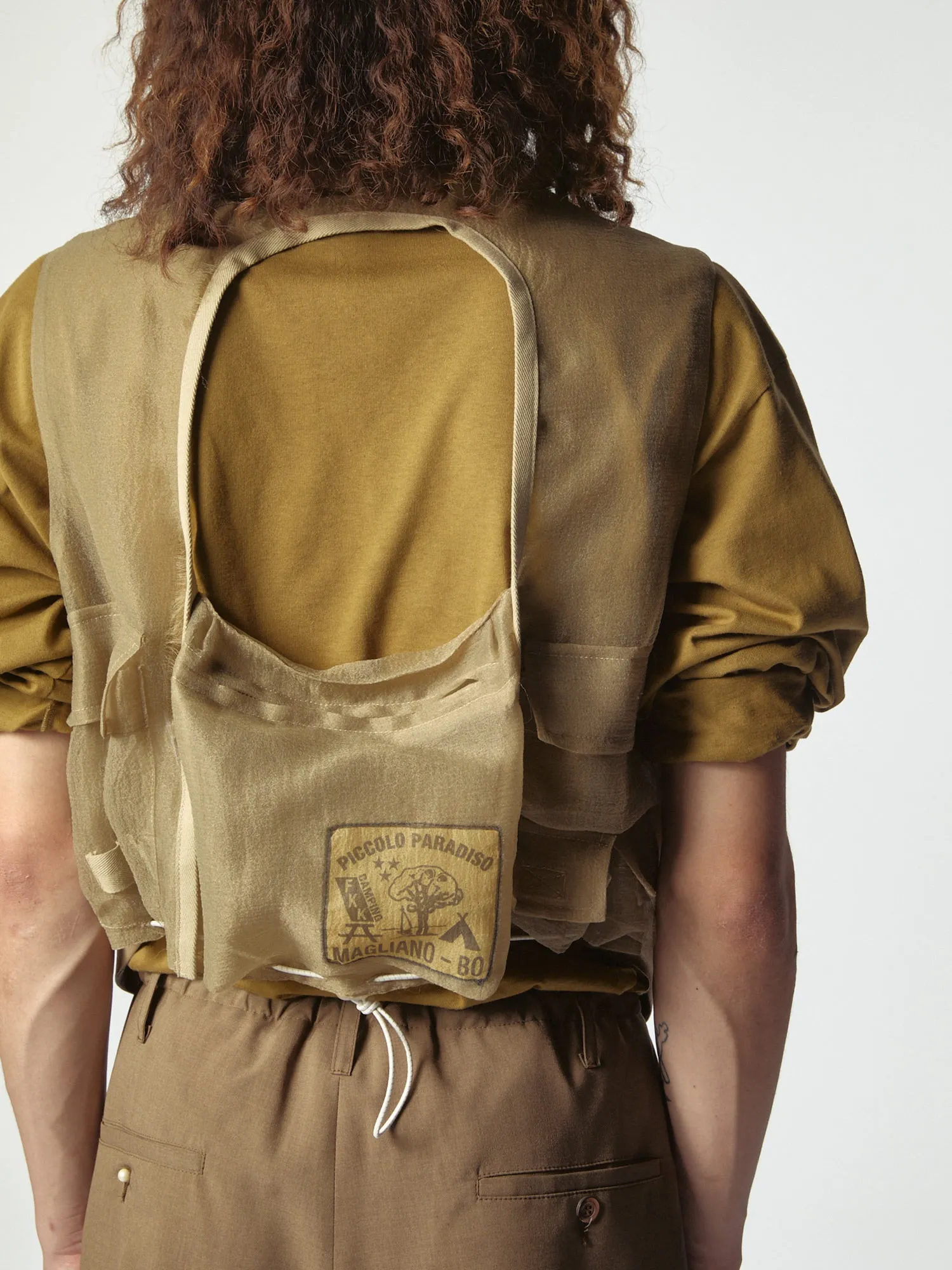 Piccolo Paradiso Vest Beige sold by Magliano product image thumbnail 4