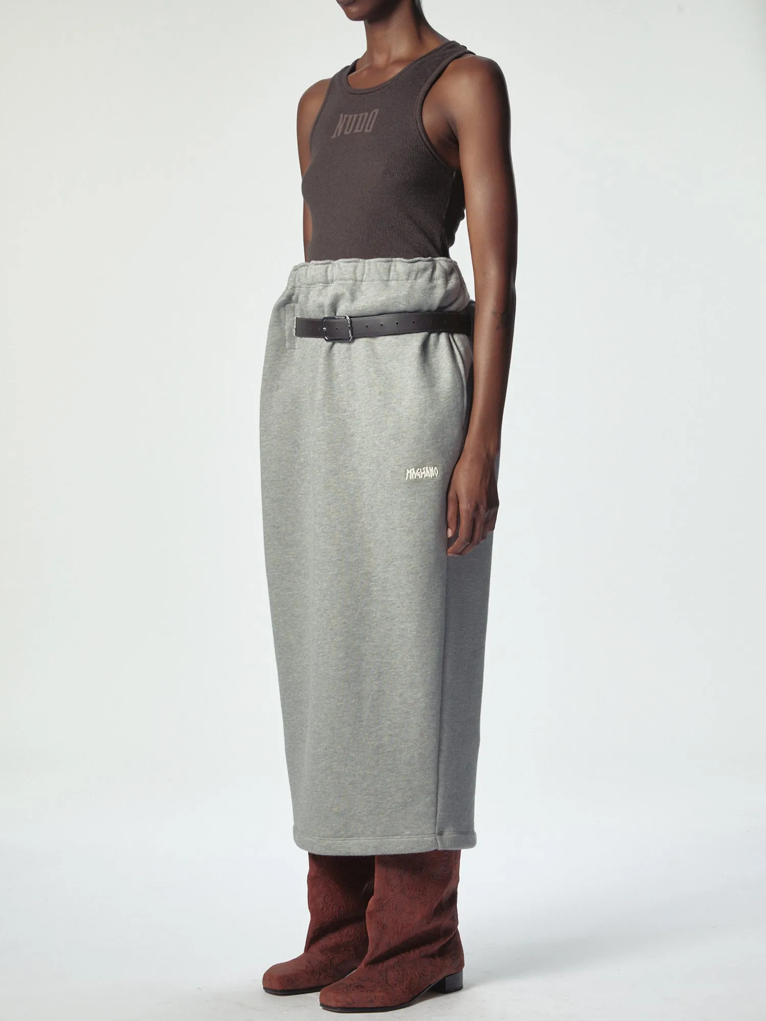 Provincia Skirt Grey Melange sold by Magliano product image thumbnail 3