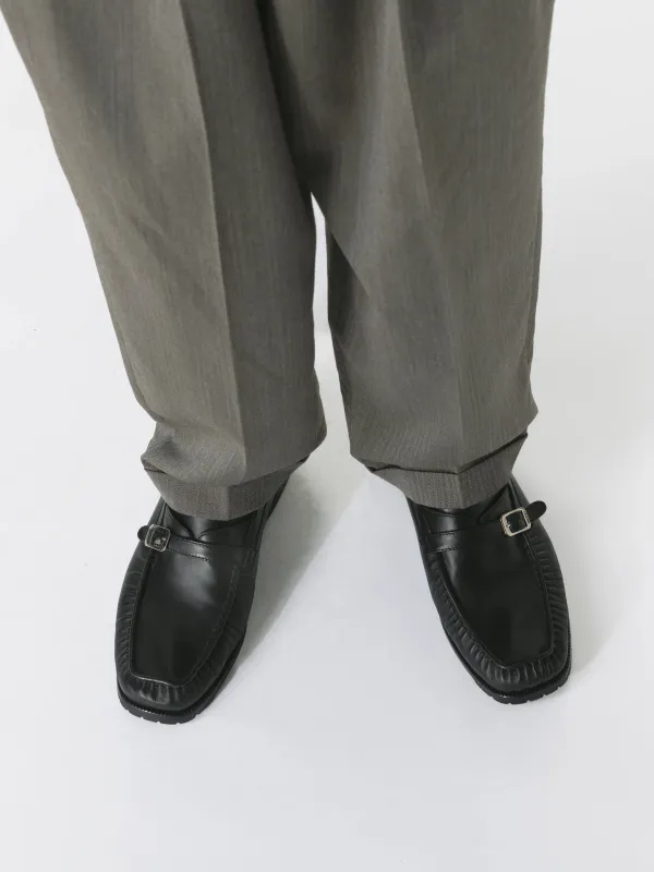 Classic Mocasso Belt Black made by Magliano