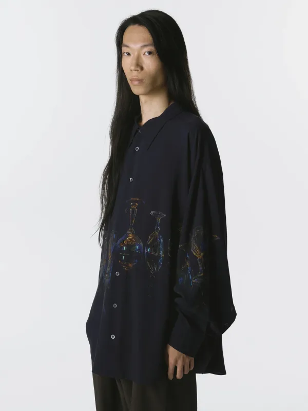 Cristalleria Shirt Black made by Magliano