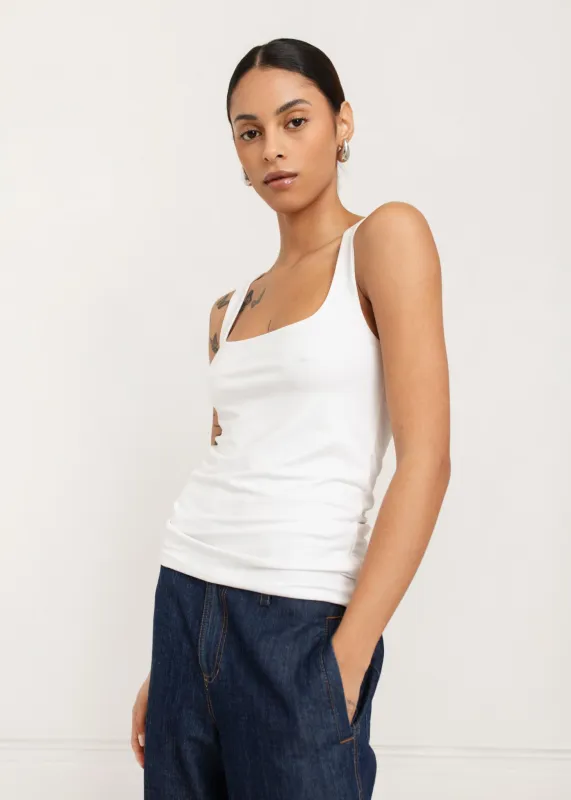 ALINA DOUBLE LAYERED TANK sold by PAPER LABEL
